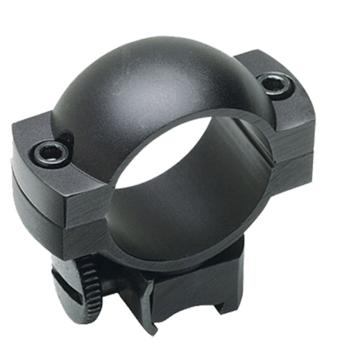 Redfield 30mm Medium Aluminum 2-Piece Scope Ring, Matte Black - 47323