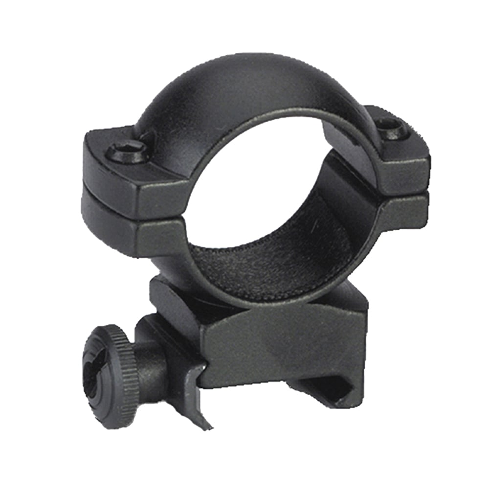Traditions Crackshot 1" High Aluminum Top/Bottom Style Scope Ring, Matte Black - A793DS - Traditions Performance Firearms