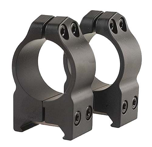 Warne Scope Mounts Maxima 1" Extra High Steel Fixed Scope Ring, Matte Black - 203M - Warne