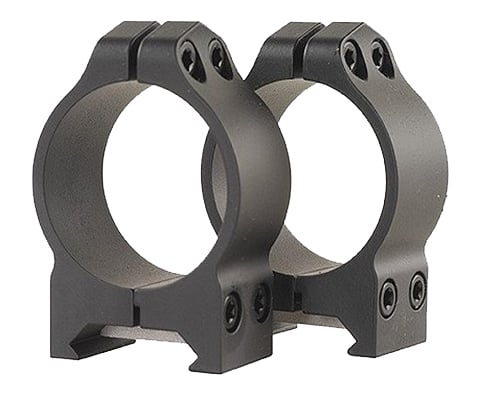 Warne Scope Mounts Maxima 30mm Low Steel Fixed Scope Ring, Matte Black - 213M