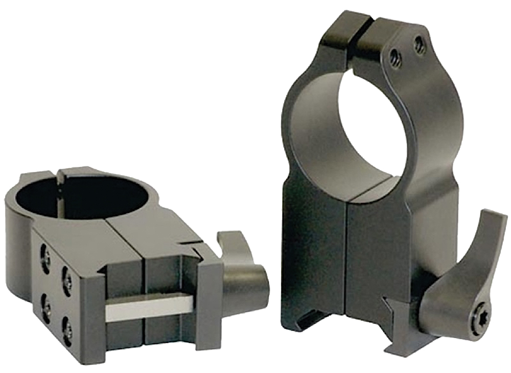 Warne Scope Mounts Maxima 30mm Ultra High Steel Quick Detach Scope Ring, Matte Black - 217LM - Warne