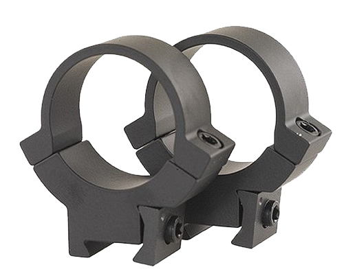 Warne Scope Mounts 1" Medium Steel Fixed Scope Ring, Matte Black - 721M - Warne