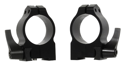 Warne Scope Mounts Maxima Tikka 30mm Medium Steel Quick Detach Scope Ring, Matte Black - 14TLM