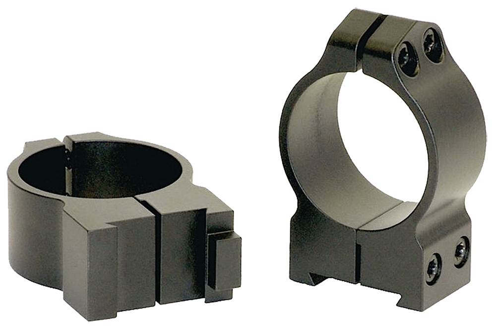 Warne Scope Mounts Maxima CZ 550 30mm High Steel 2-Piece Fixed Scope Ring, Matte Black - 15BM - Warne