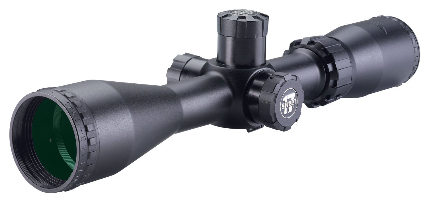 BSA Optics Sweet .17 SP 3-12x40mm Illuminated Cross RGB 30/30 Duplex Rifle Scope - S17312X40RGB - Bsa