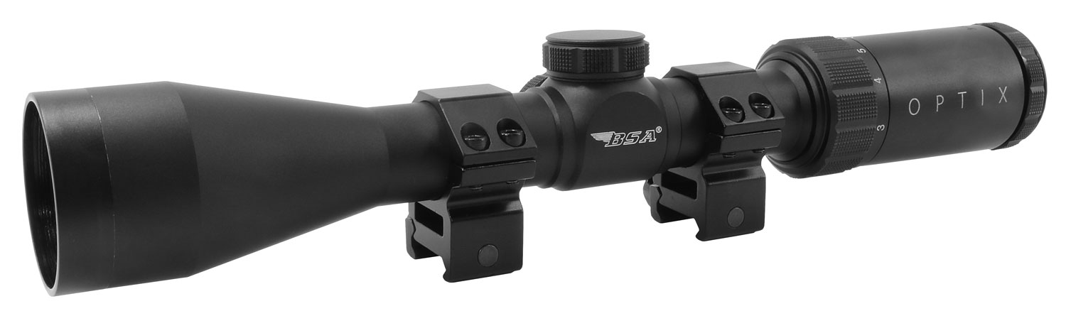 BSA Optics Optix Hunting Series 4-12x40mm BDC-8 1-Piece Rifle Scope - HS412X40TB - Bsa