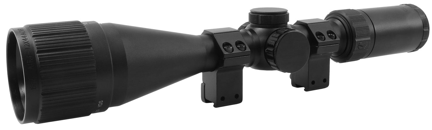BSA Optics Outlook 4-12x44mm Mil-Dot Air Rifle Scope - AIR412X44A - Bsa