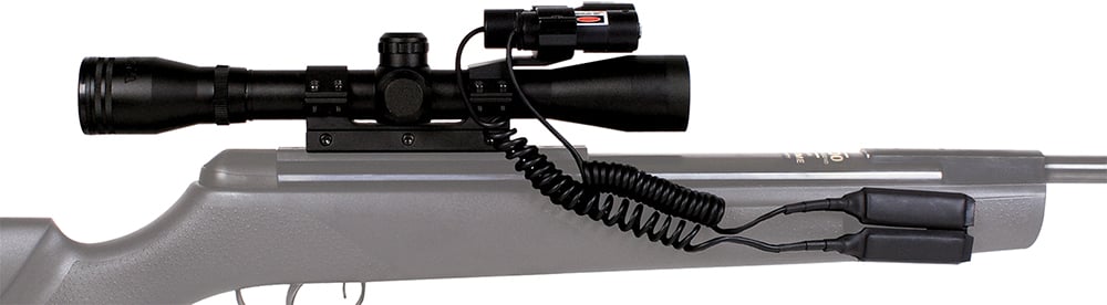 Gamo Outdoor Varmint Hunter 4x32mm 30/30 Duplex Rifle Scope w/ Laser and Light - 6212045154 - Gamo Outdoor