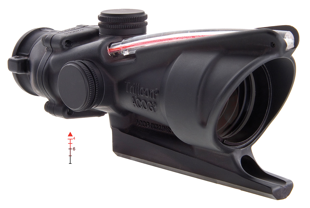 Trijicon ACOG 4x32mm Dual Illuminated Red 5.56/.223 BDC Triangle Rifle Scope - 100213 - Trijicon
