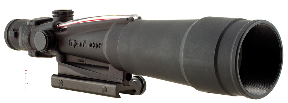 Trijicon ACOG 5.5x50mm Illuminated Red 7.62/.308 BDC Chevron Rifle Scope - 100175 - Trijicon