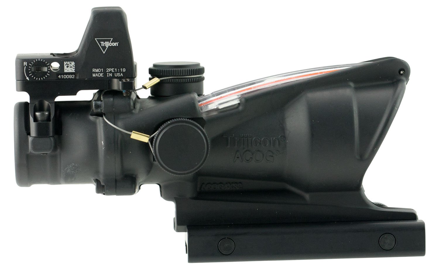 Trijicon ACOG 4x32mm Dual Illuminated Crosshair .223 BDC Ballistic Red Rifle Scope w/ RMR - 100550 - Trijicon