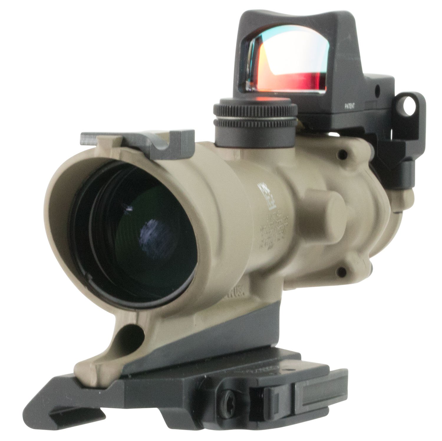 Trijicon ACOG 4x32mm Illuminated Amber .223 BDC Crosshair Rifle Scope w/ RMR - 100555 - Trijicon