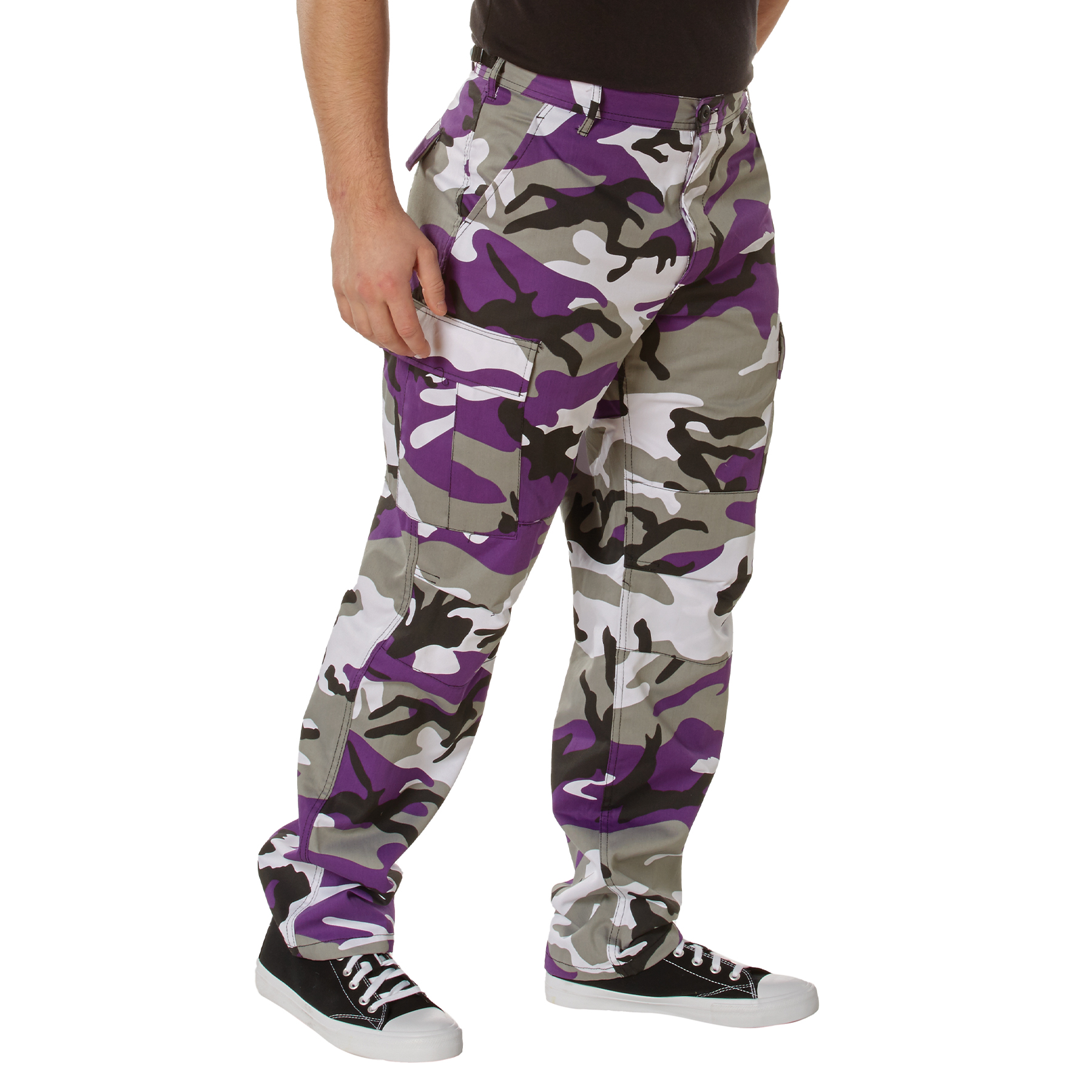 Rothco Rothco Color Camo Tactical Bdu Pants - Ultra Violet Camo, Small