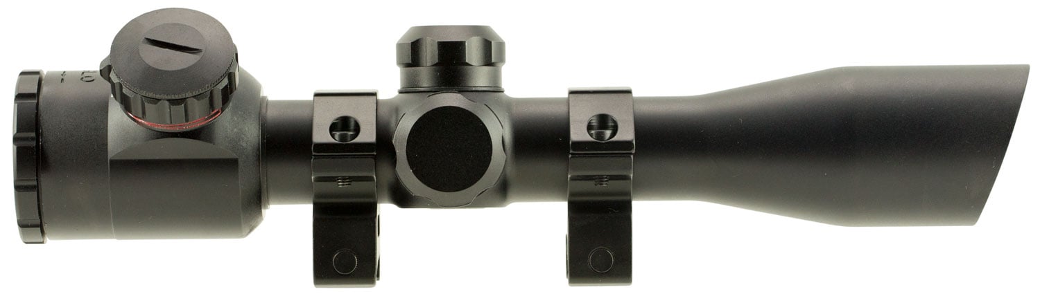 TruGlo Compact Crossbow 4x32mm Dual Illuminated Red/Green Range Finding Rifle Scope w/ Ring - TG8504B3L - Truglo
