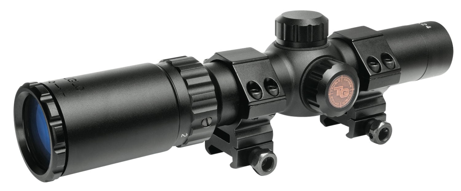TruGlo Tru-Brite 30 Hunter 1-4x24mm Circle Duplex Rifle Scope - TG8514BC - Truglo
