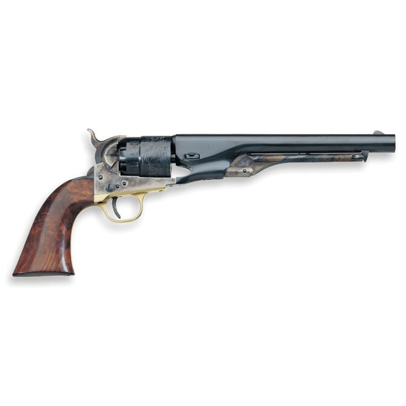 Taylors & Company 1860 Army Steel .44 Revolver, Case Hardened - 310A - Taylors And Company