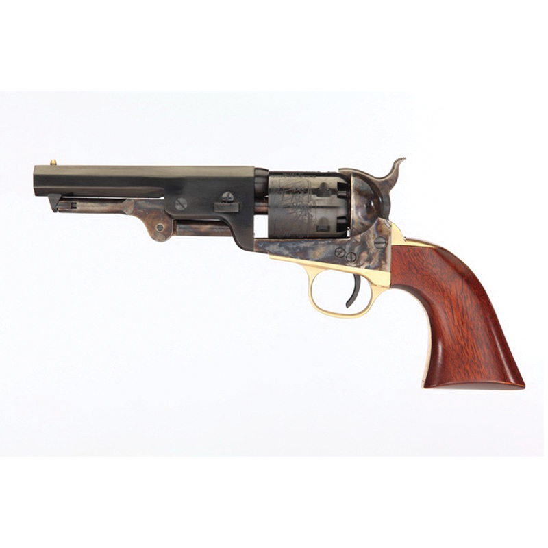 Taylors & Company 1851 Navy Steel .36 Revolver, Case Hardened - 250A - Taylors And Company