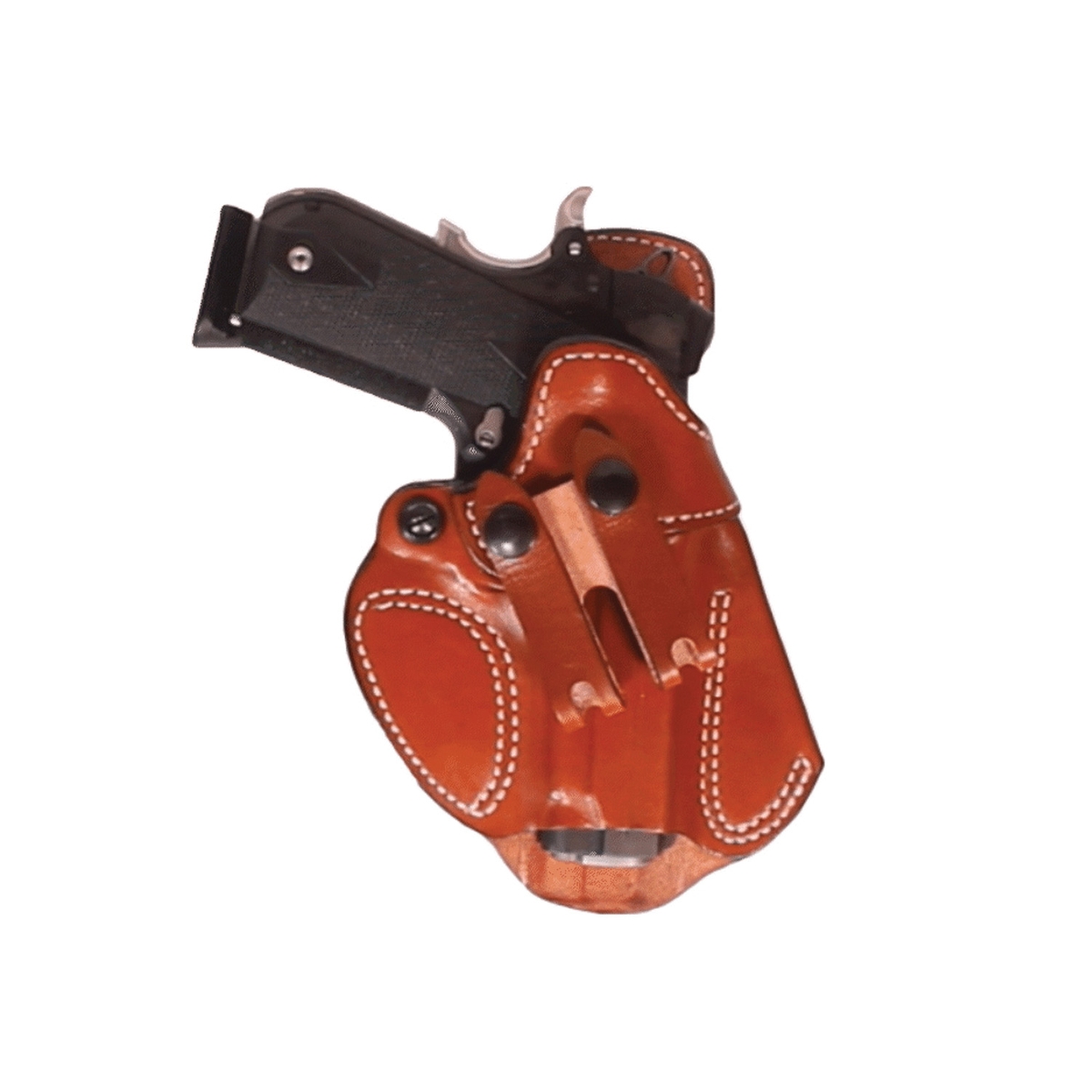DeSantis Gunhide Cozy Partner Glock G17/G19/G19X/G22/G23/G31/G32/G36/G45/G47 IWB Holster RH Leather Tan - Comfortable Carry - 028TAB2Z0 - Desantis Gunhide
