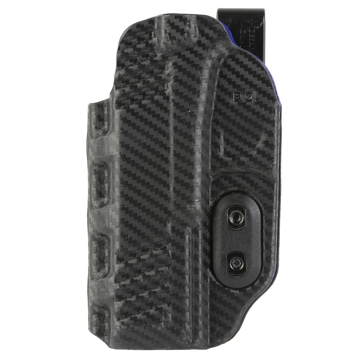 DeSantis Gunhide Slim-Tuk Glock G17/G19 IWB Holster Ambidextrous Kydex Black/Blue - Secure and Versatile Fit - 219KJB2Z0