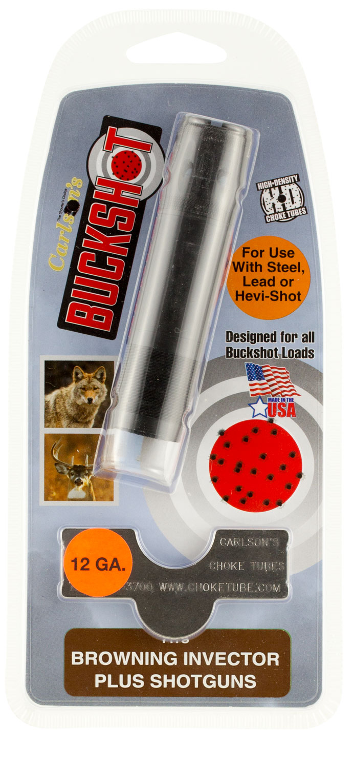 Carlson's Choke Tubes 12 Gauge Browning Invector Plus Ported Extended Choke Tube, Black - 18899 - Carlson's Choke Tubes