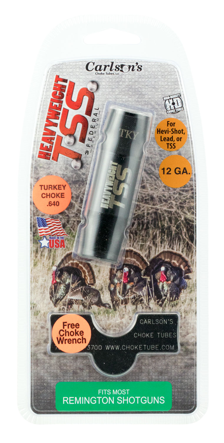 Carlson's Choke Tubes TSS 12 Gauge Remington Turkey Choke Tube, Black - 38000 - Carlson's Choke Tubes