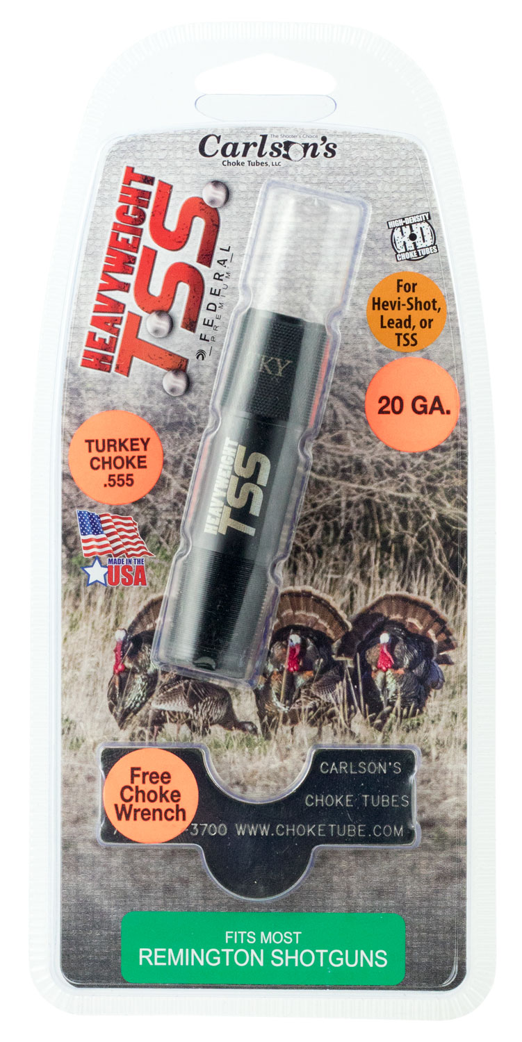 Carlson's Choke Tubes TSS 20 Gauge Remington Turkey Choke Tube, Black - 38003 - Carlson's Choke Tubes
