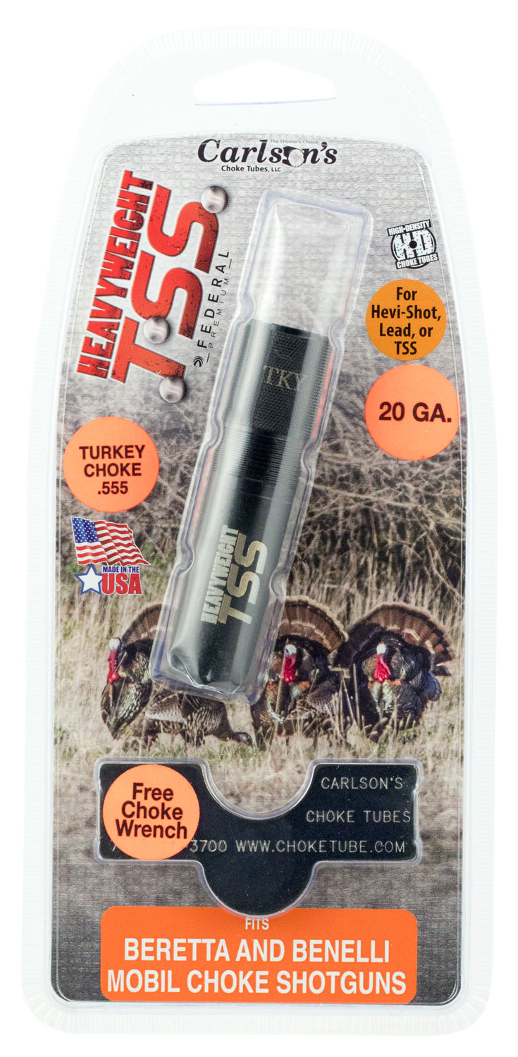 Carlson's Choke Tubes Mobil TSS 20 Gauge Turkey Choke Tube, Black - 38013 - Carlson's Choke Tubes