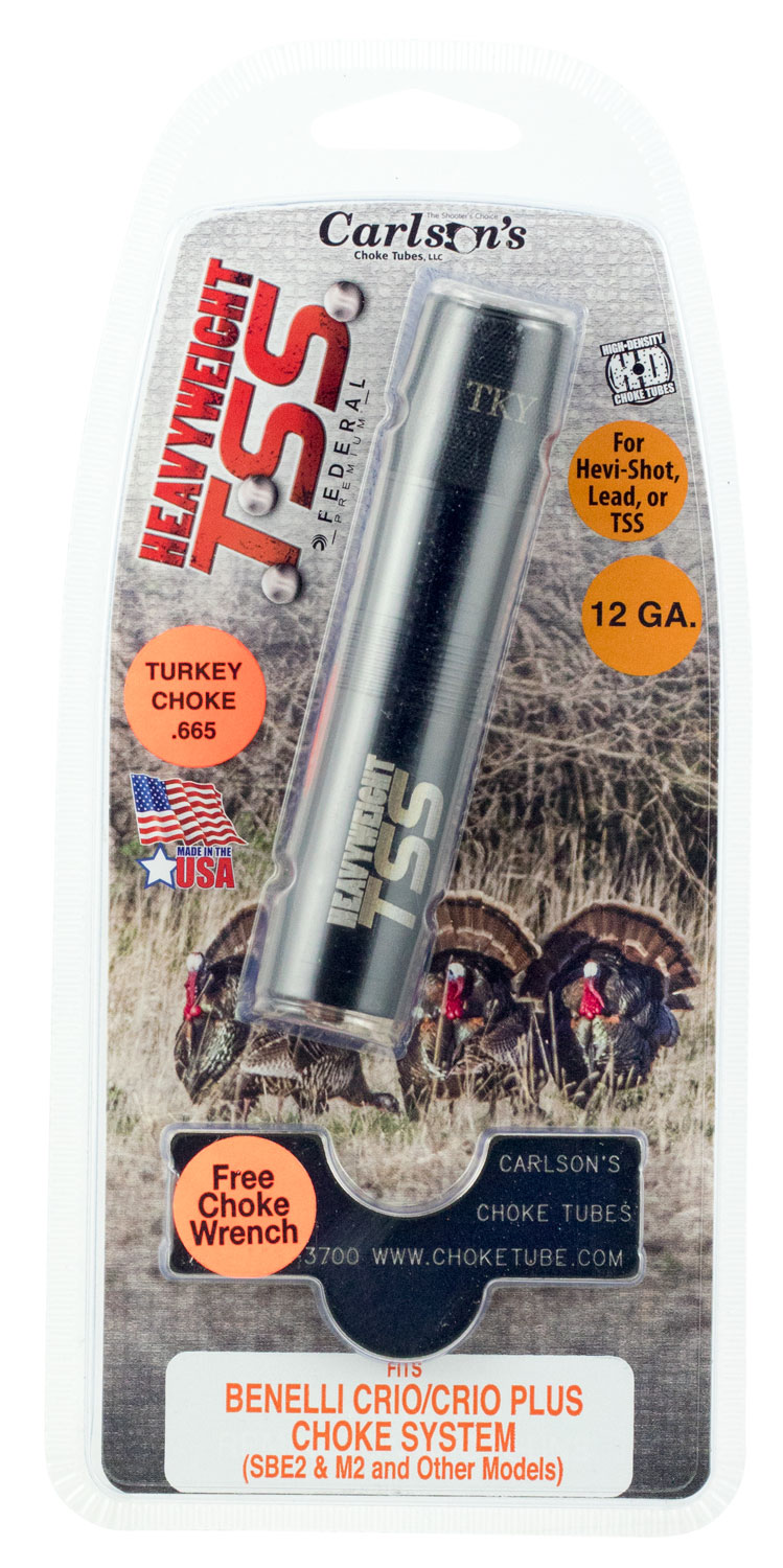 Carlson's Choke Tubes TSS 12 Gauge Benelli Crio Plus Turkey Choke Tube, Black - 38015 - Carlson's Choke Tubes