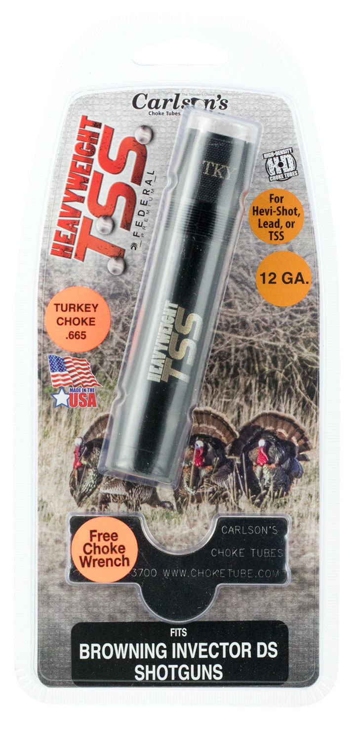 Carlson's Choke Tubes TSS 12 Gauge Browning Invector DS Turkey Choke Tube, Black - 38025 - Carlson's Choke Tubes