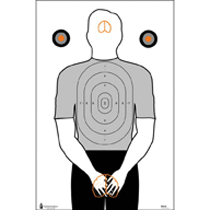 Action Target Law Enforcement 23" x 35" Silhouette Politically Incorrect Ladies Target, 100/box - PIC-12-100