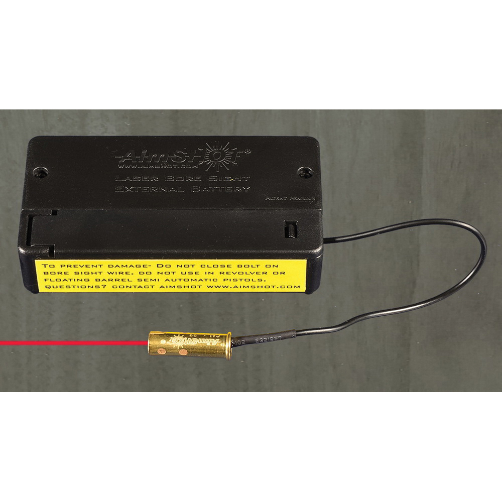 Aim Shot Laser Boresight w/ External Battery Box for 22 LR Rifle - BSB22 - Aimshot