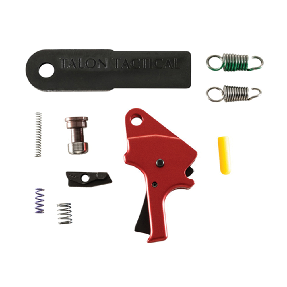 Apex Tactical Drop-in Flat-Faced Forward Set Sear and Trigger Kit for Smith & Wesson M&P Pistol, Red - 100055 - Apex