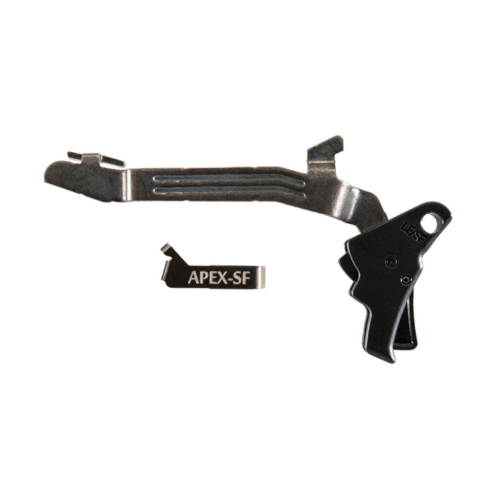 Apex Tactical Drop-in Action Enhancement Trigger Kit for Glock G43, G43X, G48 Slim Frame Model Pistols, Black - 102117 - Apex