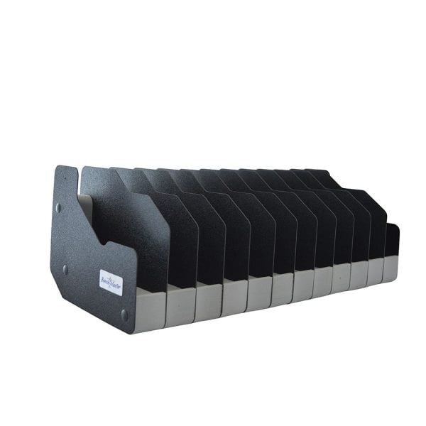 Benchmaster WeaponRac Black Kydex/Anti-Microbial Foam 12-Gun Pistol Rack - BMWRM112