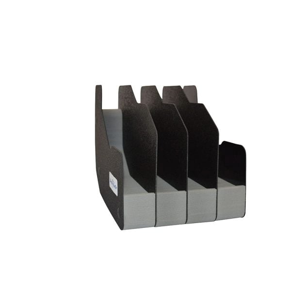 Benchmaster WeaponRac Black Kydex/Anti-Microbial Foam 4-Gun Pistol Rack - BMWRM14 - Benchmaster