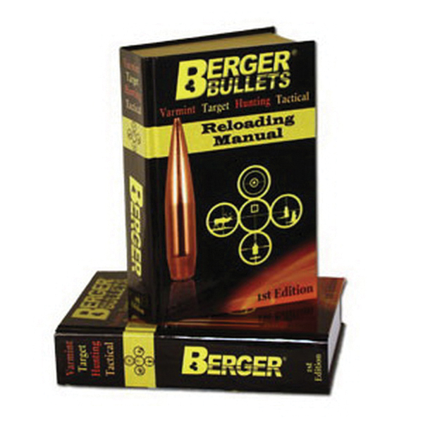 Berger Bullets Hard Cover 1st Edition Reloading Manual, 2012 Publication - 11111 - Berger Bullets