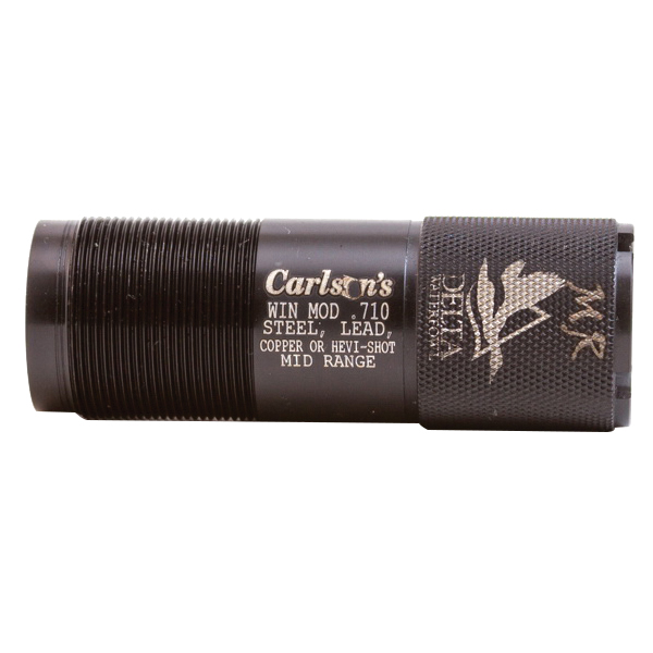 Carlson's Choke Tubes Delta 12 Gauge Long Range Winchester - Browning Invector - Mossberg 500 Extended Waterfowl Choke Tube, Blue - 07476 - Carlson's Choke Tubes