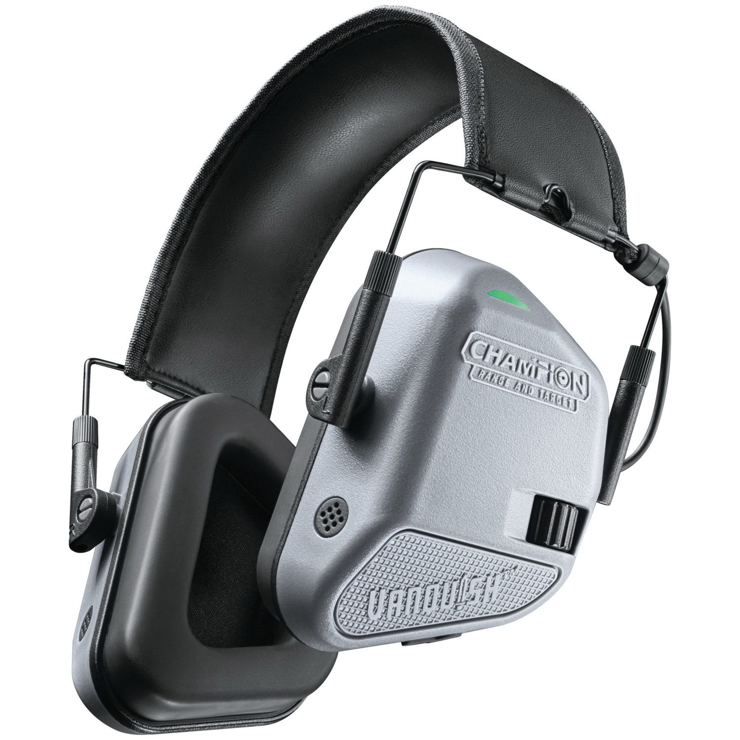 Champion Vanquish 22 dB Hearing Protection Electronic Earmuff, Gray - 40978