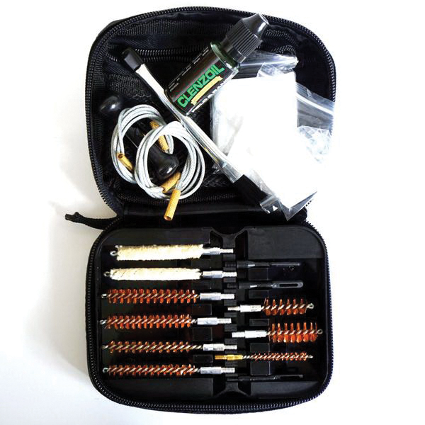 Clenzoil 13-Piece Rifle Cleaning Kit, Black - 2335 - Clenzoil