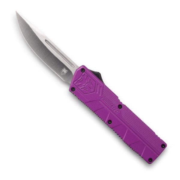 CobraTec Knives Drop Point Lightweight Knife, 3.25", Purple - PURCTLWDNS - Cobratec Knives Llc