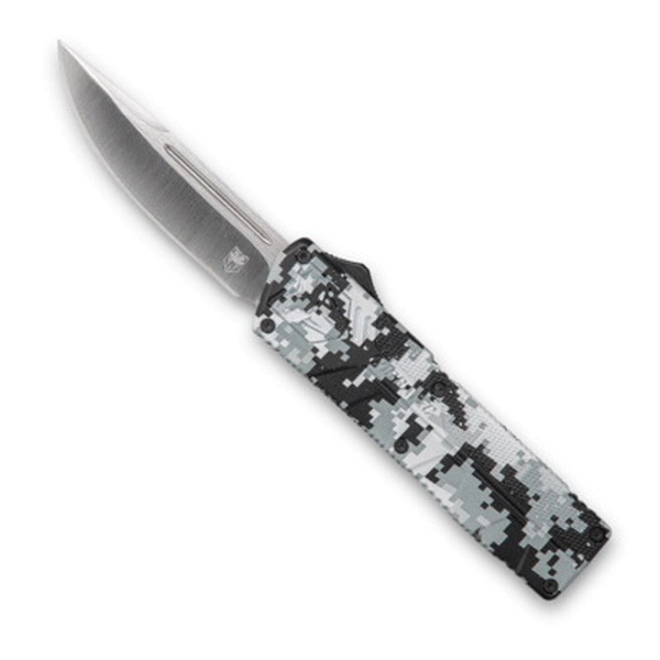 CobraTec Knives Drop Point Lightweight Knife, 3.25", Winter Digi Camo - WDCCTLWDNS - Cobratec Knives Llc