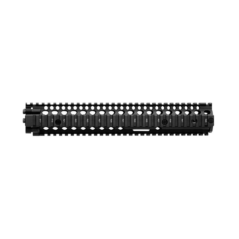 Daniel Defense M4A1 RIS II 12.25" 6061 T6 Aluminum Forend Rail Interface System, Black - 408001006 - Daniel Defense