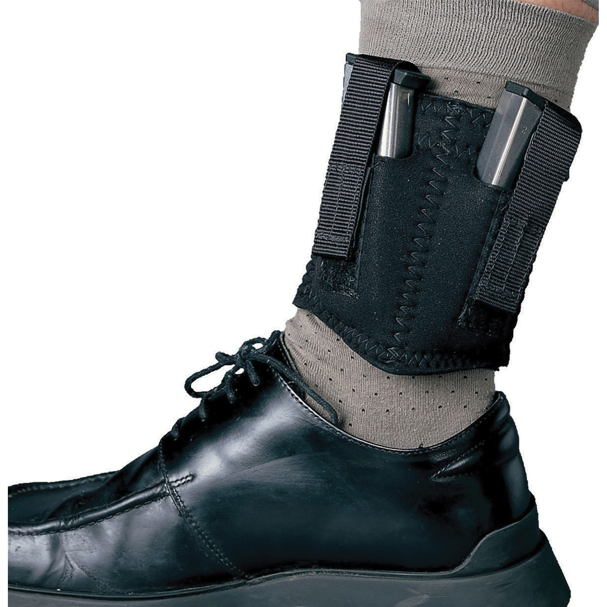 DeSantis Gunhide N81 Ankle Double Magazine Pouch, Black - N81BJZZZ0 - Desantis Gunhide