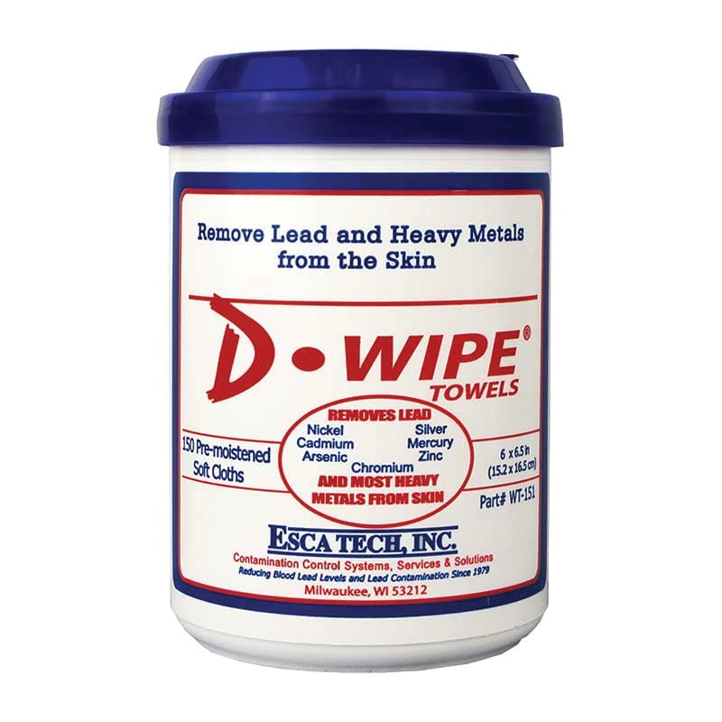 ESCA Tech D-Wipe Disposable Towel, 150/Canister - WT-150 - Esca Tech