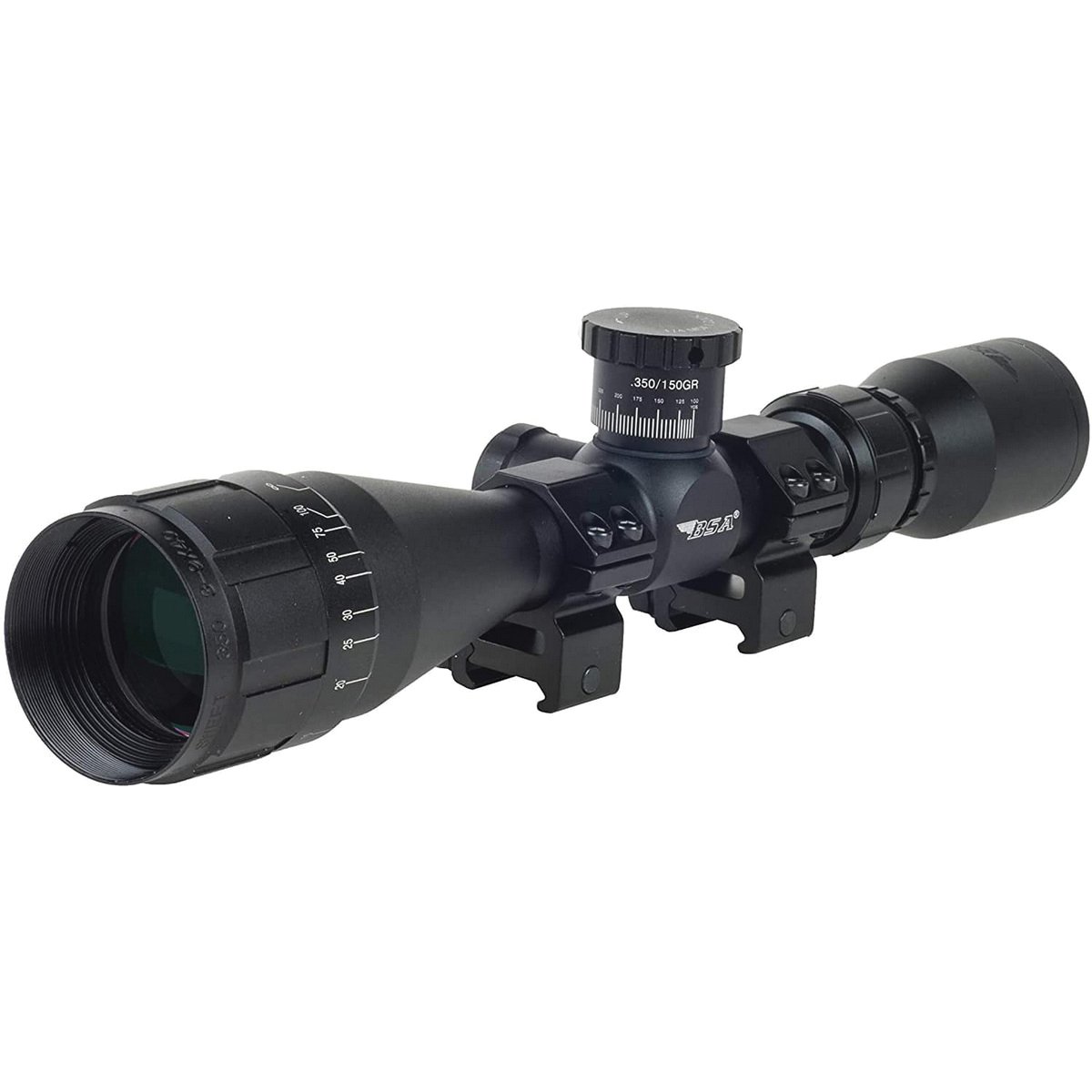 BSA Optics Sweet Rifle Scope 3-9x40mm - 30 MOA Dot Scope for Versatile and Reliable Performance - 350-39X40AOWRTB - Bsa