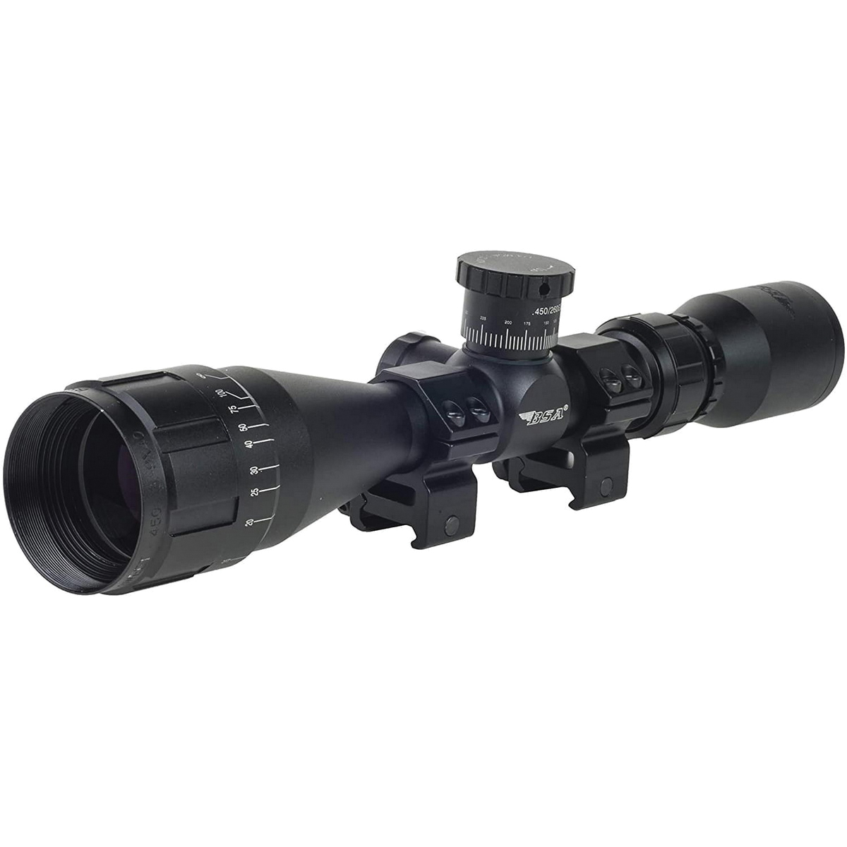 BSA Optics Sweet Rifle Scope 3-9x40mm - 30 MOA Dot Scope for All-Purpose Hunting and Shooting - 450-39X40AOWRTB - Bsa