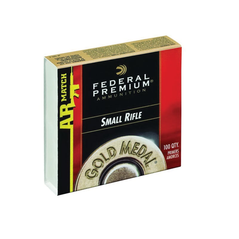 Federal Gold Medal Small Rifle AR Match Centerfire Primer for 205 Cal Small AR Rifle - GM205MAR