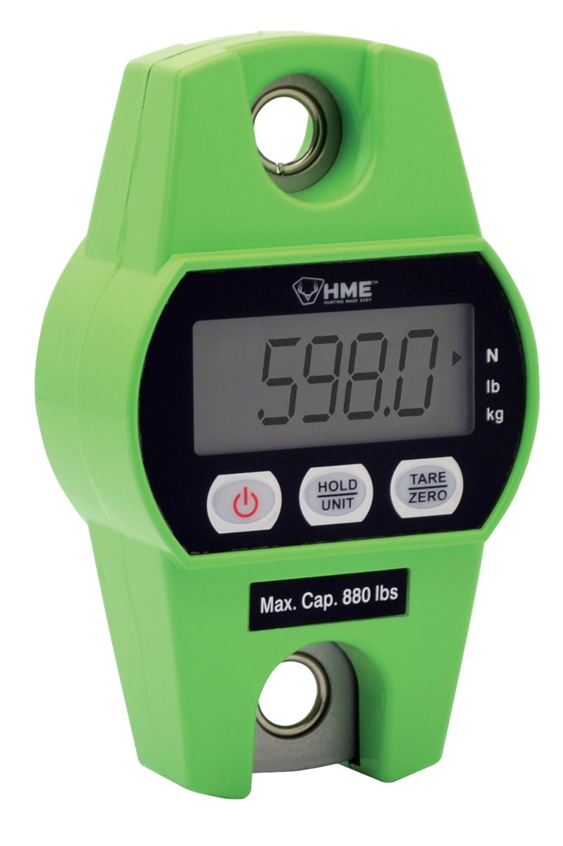 HME 880 lb Digital Hanging Scale, Green - SCALE