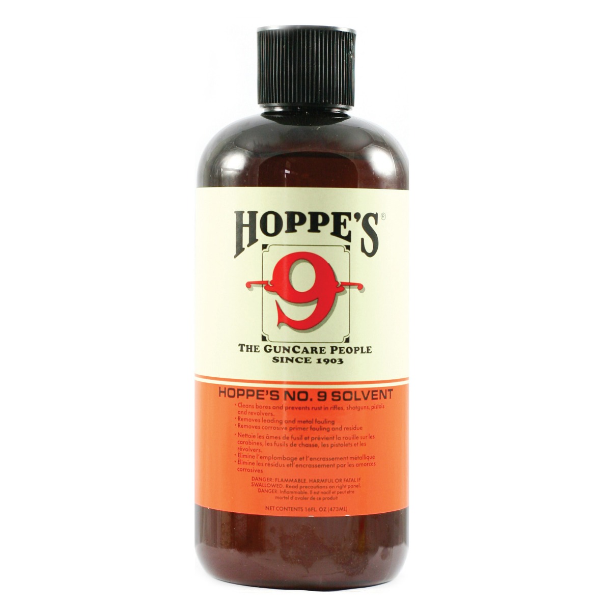 Hoppes No.9 Nitro Powder Solvent Gun Bore Cleaner, Pint - 916 - Hoppe's
