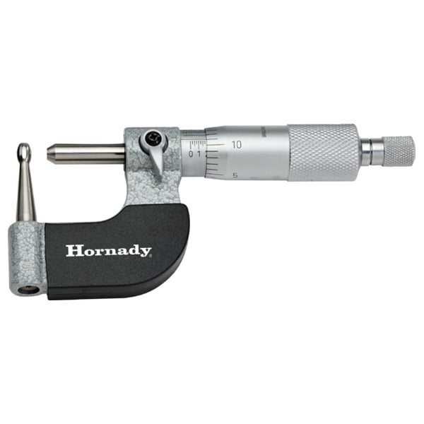 Hornady 0 to 1" Vernier Ball Micrometer - 50059 - Hornady